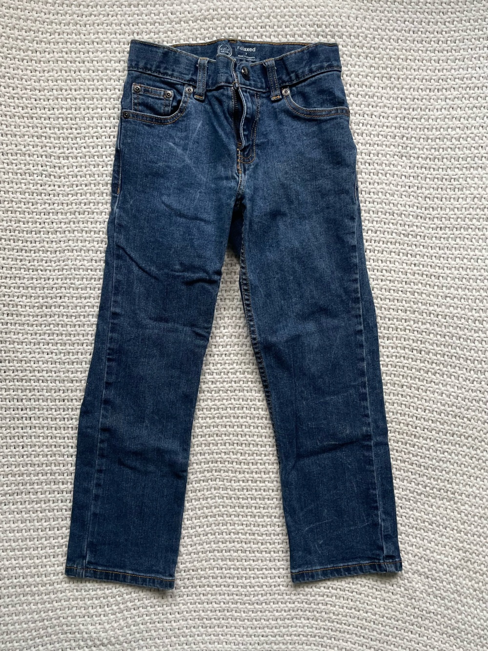 Wonder Nation Relaxed Dark Skinny Jeans